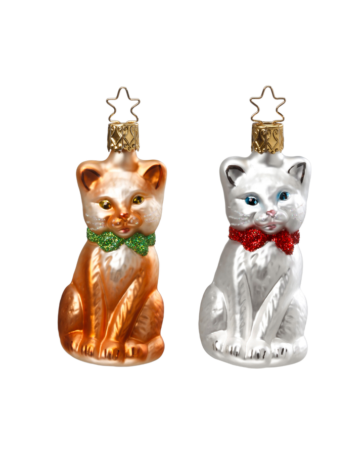 Katzen Weihnachtsbaumschmuck von Inge Glas