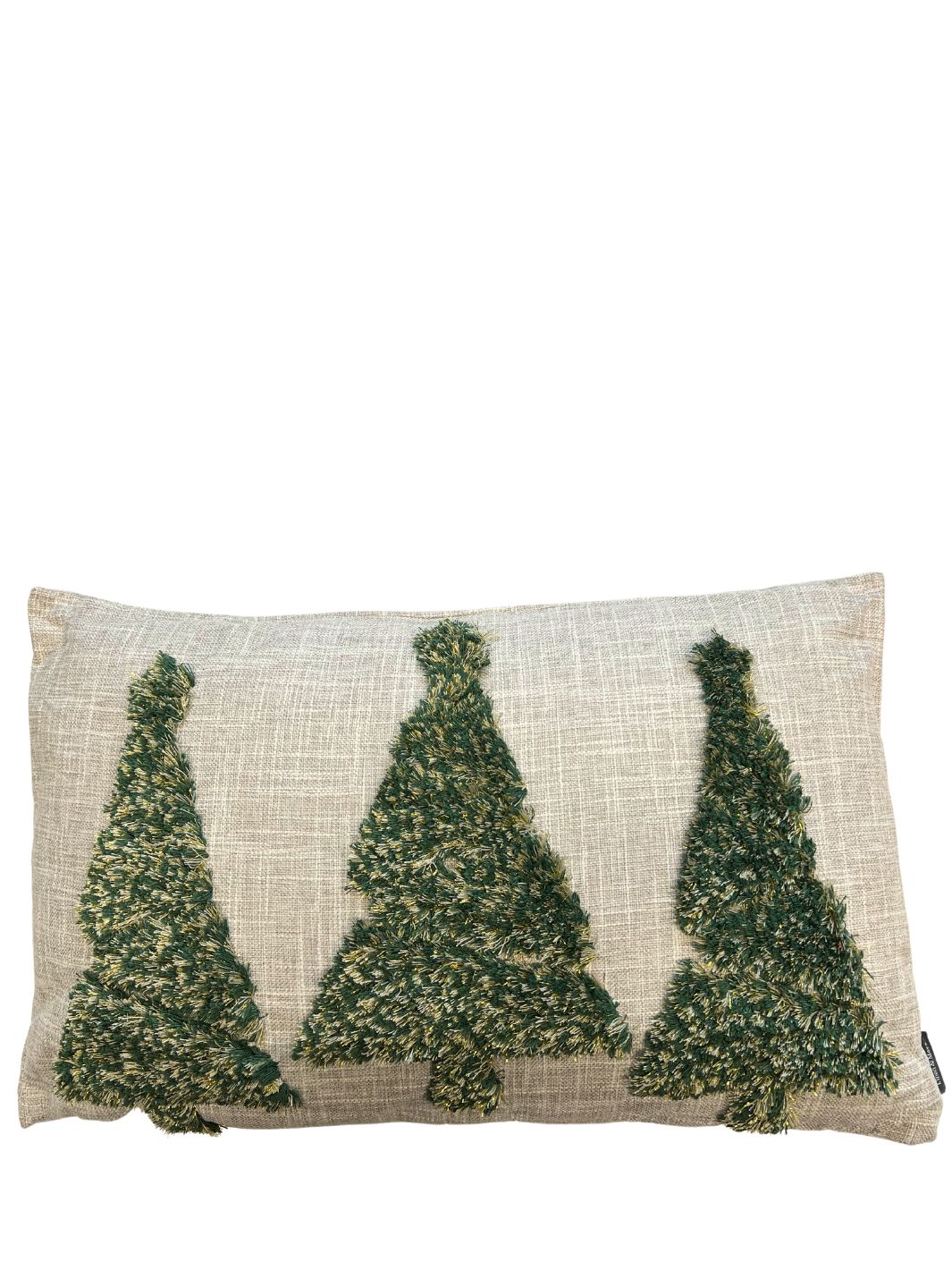 Kissen mit drei grünen Tannenbäumen von Linen & More