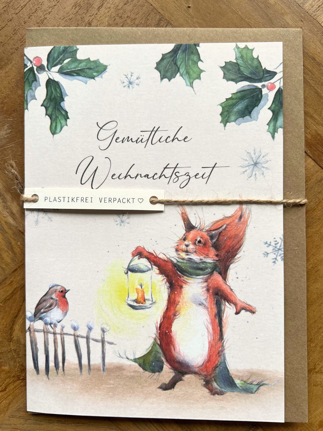 Klappkarte Gemütliche Weihnachtszeit vom Grätz Verlag