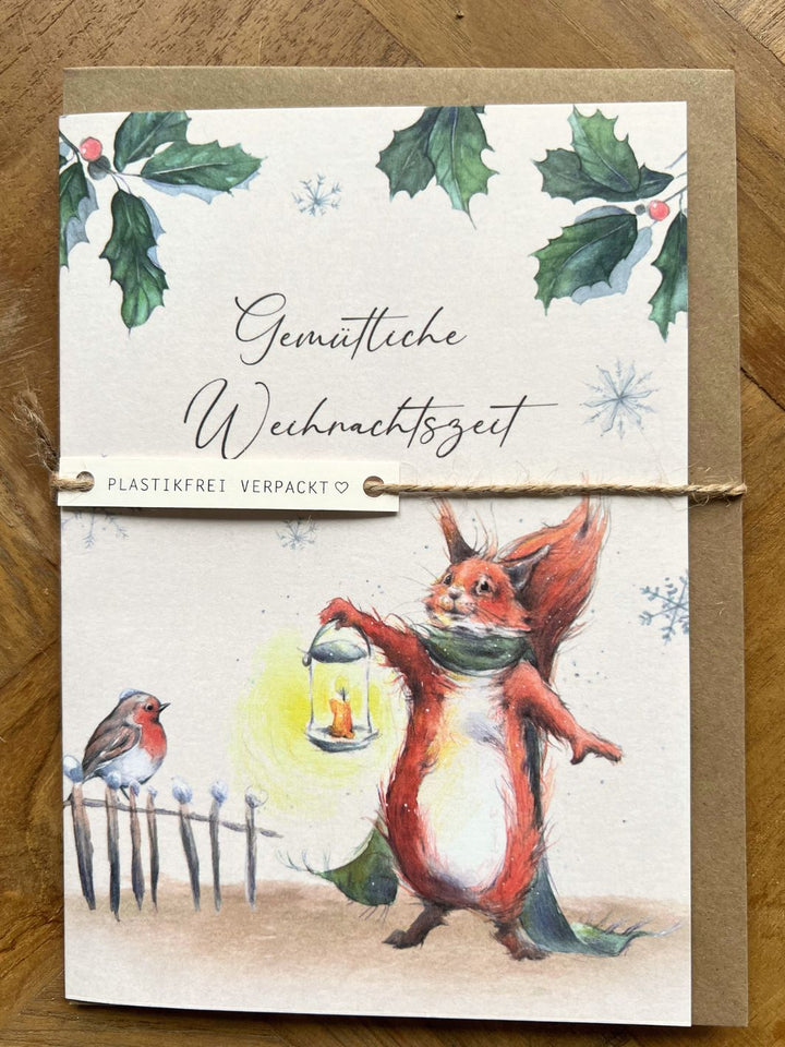 Klappkarte Gemütliche Weihnachtszeit vom Grätz Verlag