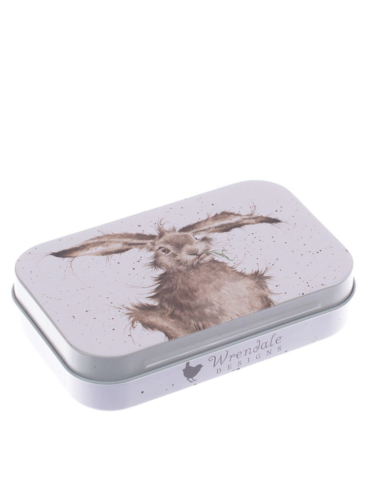 Kleine Metalldose Hase von Wrendale Designs