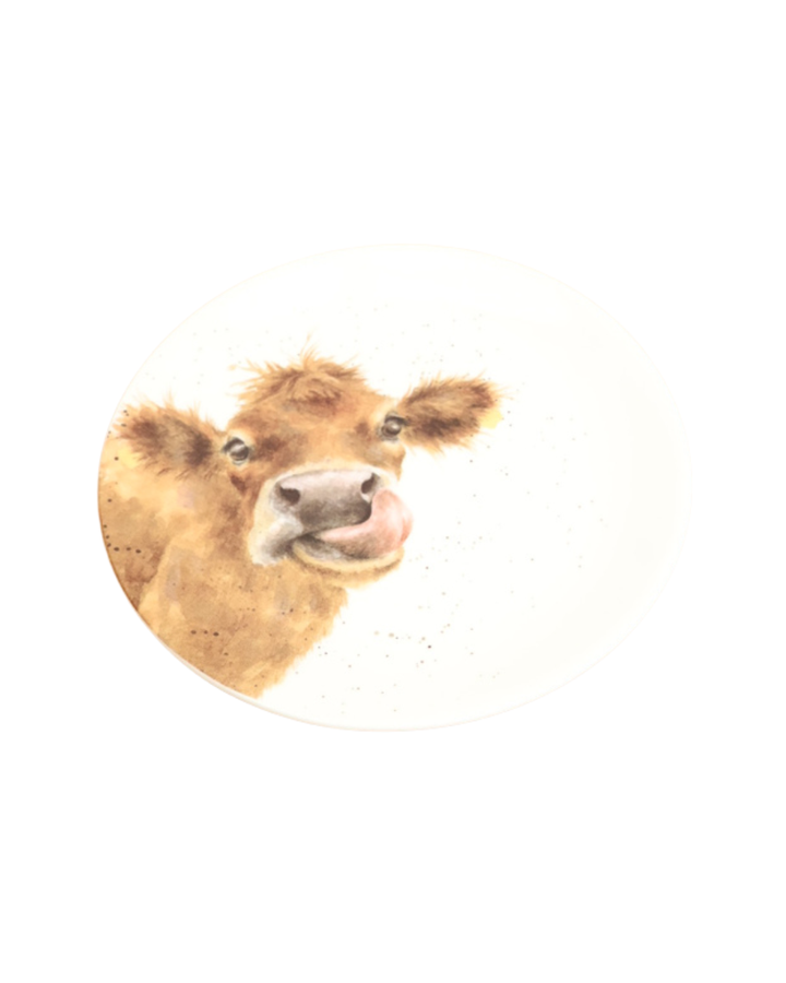 Kleiner Frühstücksteller Kuh "Mooo" von Wrendale Designs