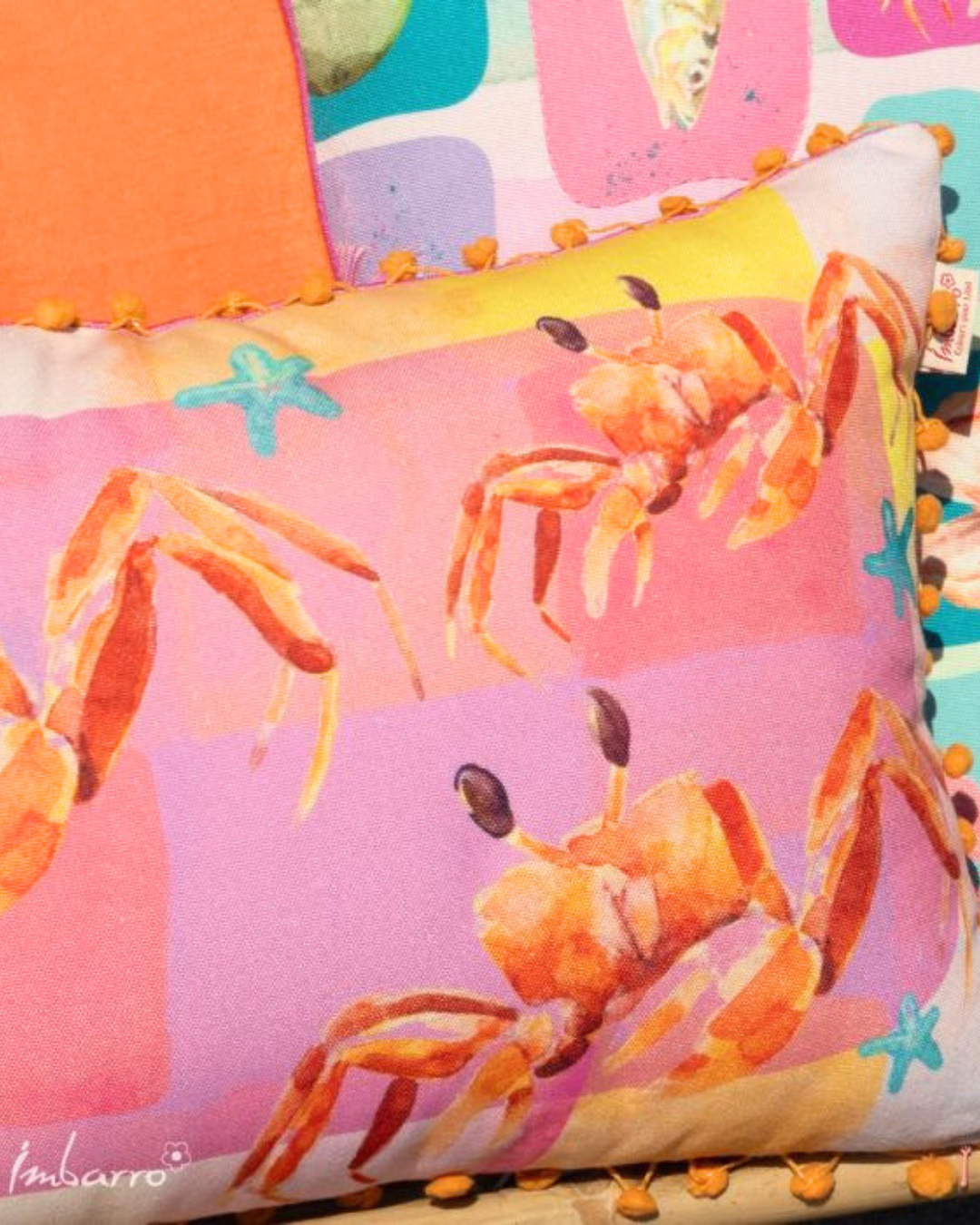 Outdoor Krabben-Kissen "Crabs 60x40" von Imbarro