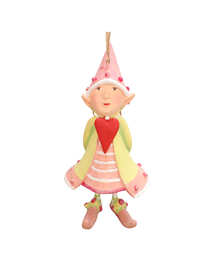 Elfen Krinkle "Cupid's Heart Elf" von Patience Brewster