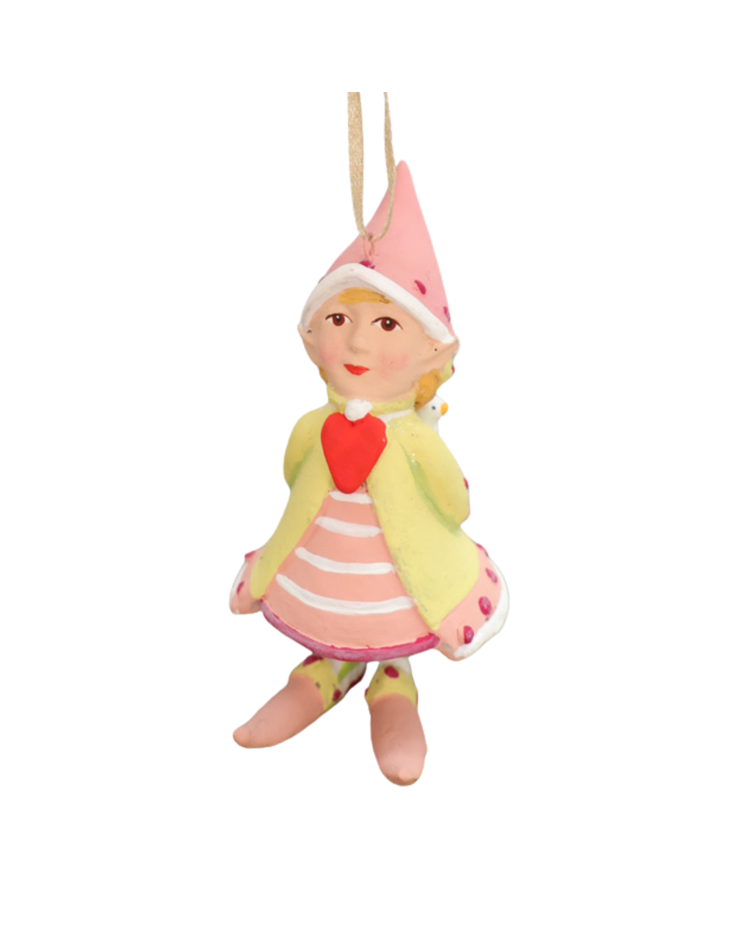 Elfen Krinkle "Cupid's Heart Elf" von Patience Brewster