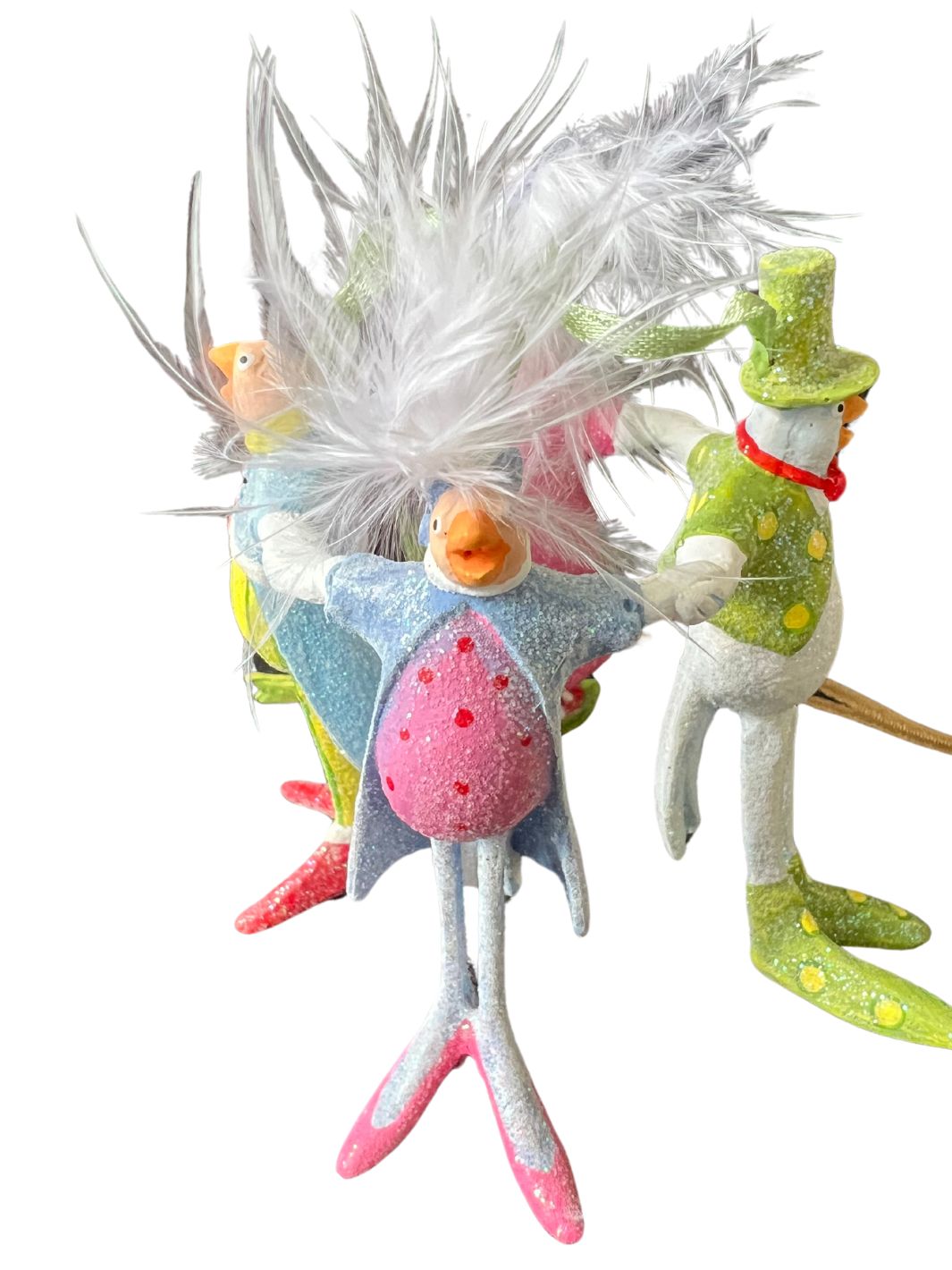 Krinkles Vogel blaues Frack der Four Calling Birds von Patience Brewster