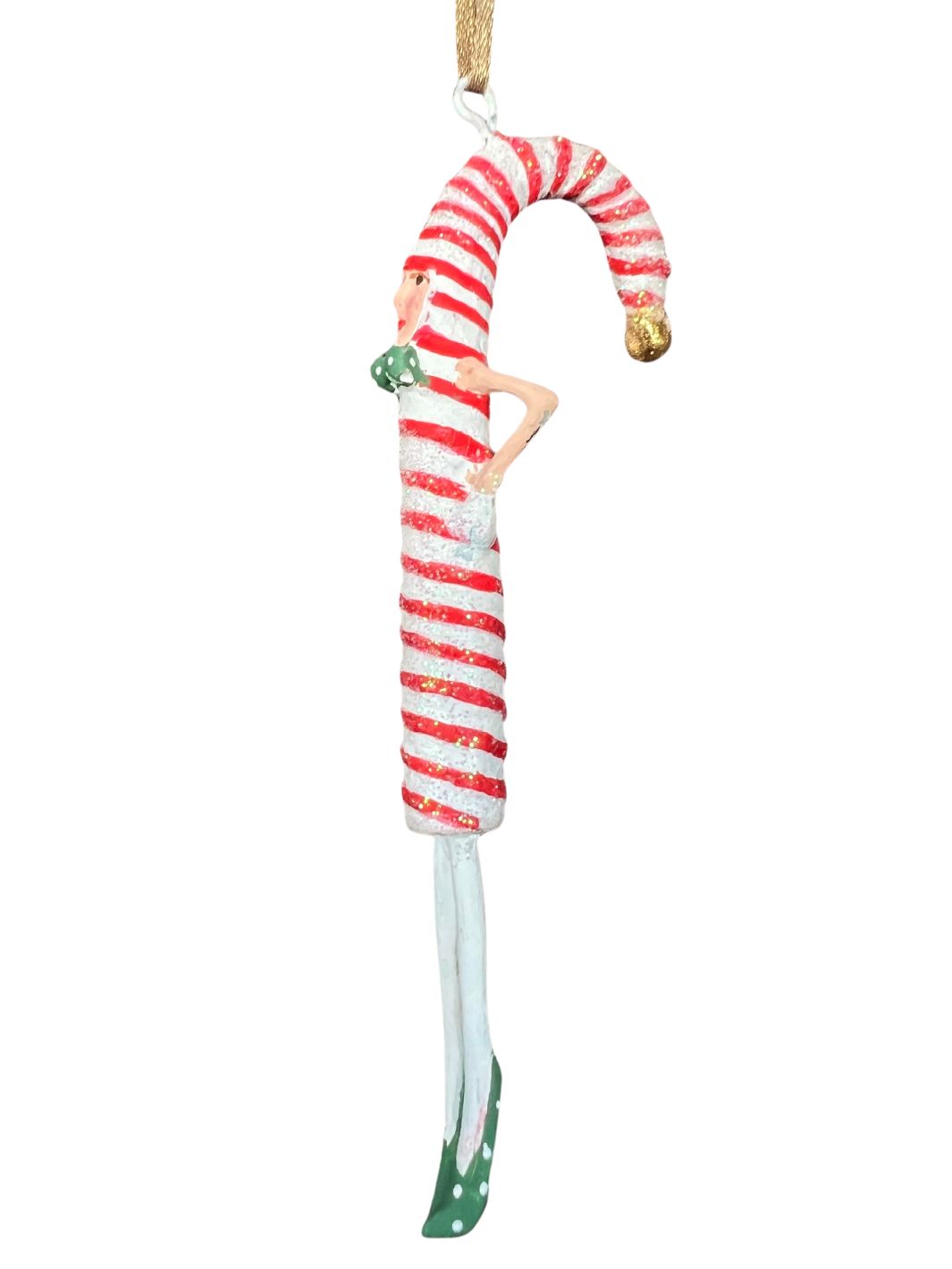 Krinkles Mini Ornament Candy Cane von Patience Brewster