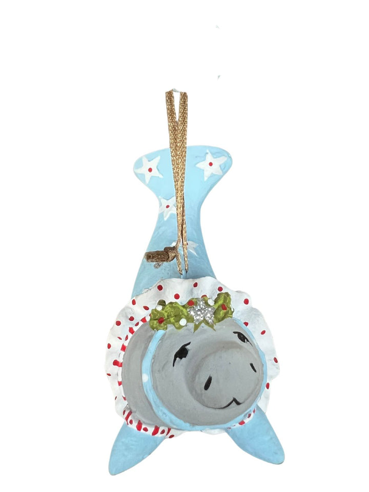 Krinkles Mini Ornament Mabel Manatee von Patience Brewster