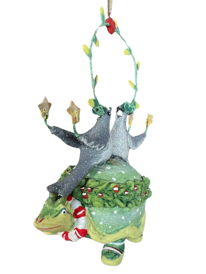 Krinkles Ornament 12 Days Turtle Doves von Patience Brewster