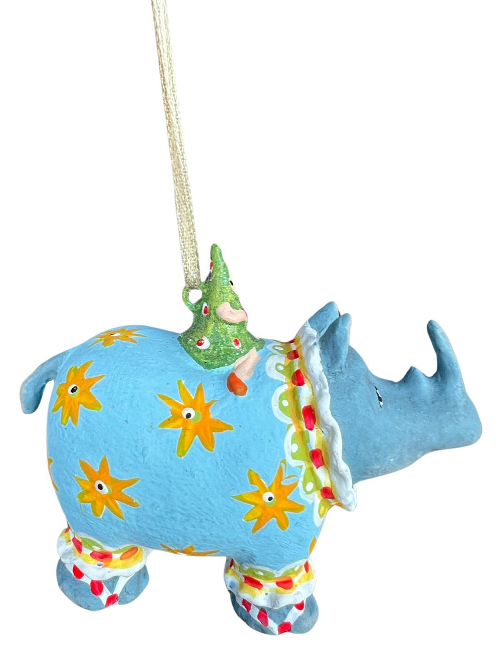 Krinkles Roberta Rhino Mini Ornament von Patience Brewster
