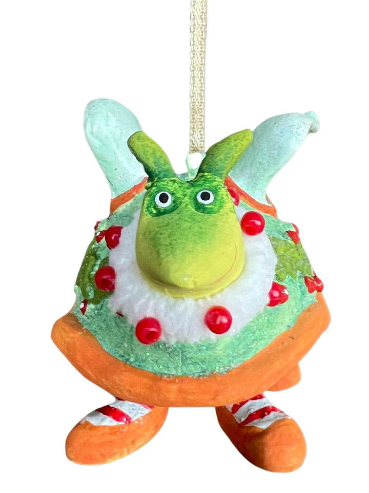 Krinkles Turtle Dove Mini Ornament von Patience Brewster