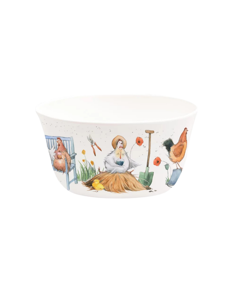 Jolly Hens Müslischalen-Set Aus Porzellan – 2 Schalen à 400 Ml – Mit Positiven Sprüchen – In Geschenkbox