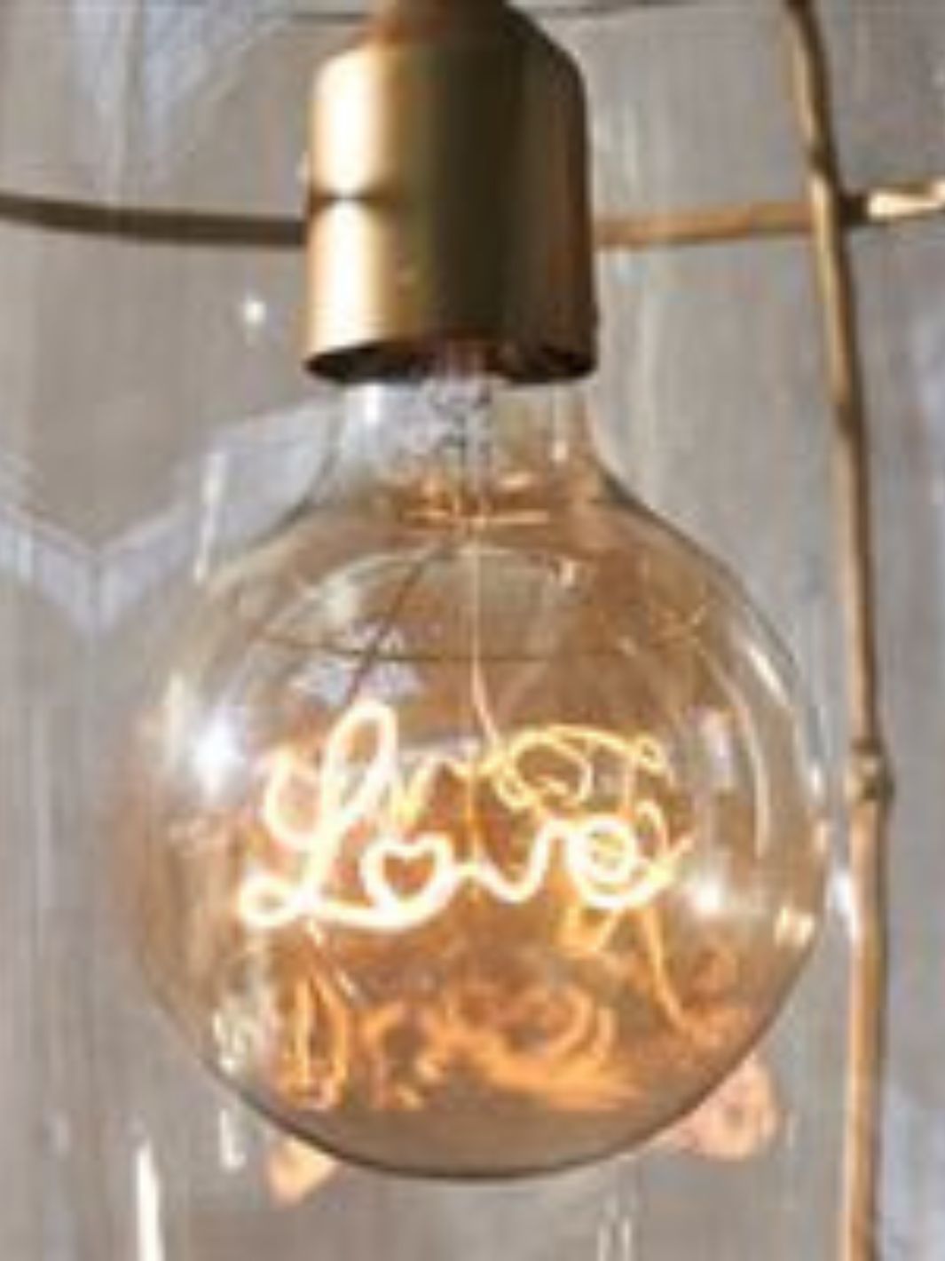 RM Love Hanging Lamp LED Bulb Riviera Maison