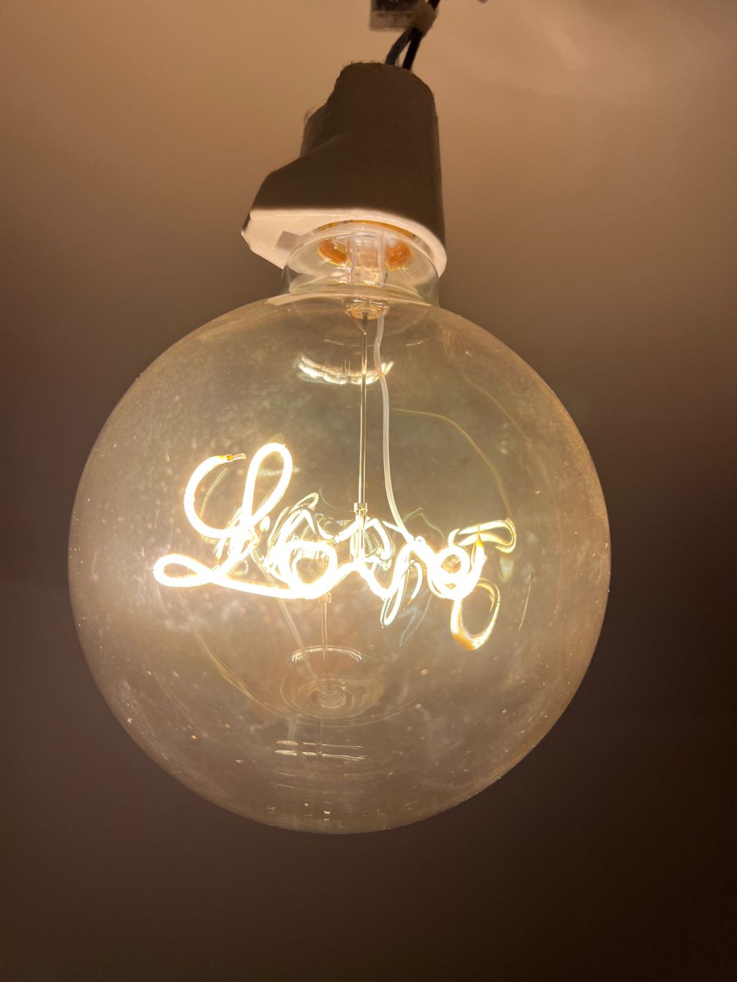 RM Love Hanging Lamp LED Bulb Riviera Maison