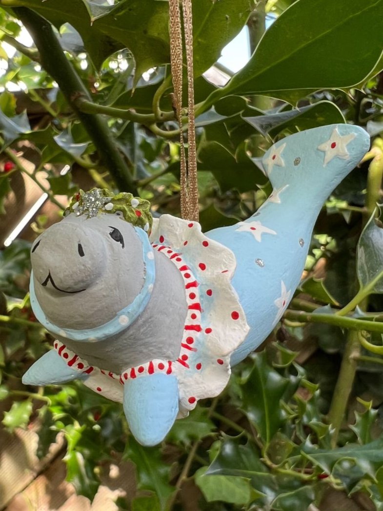 Krinkles Mini Ornament Mabel Manatee 