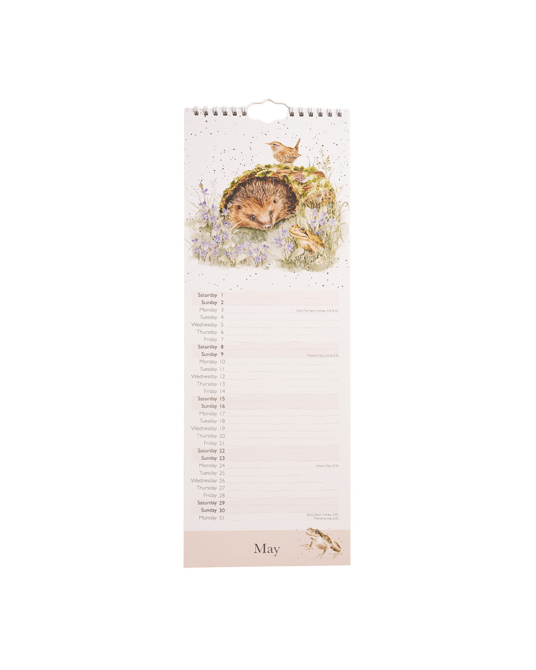 Landleben Streifenkalender 2027 "The Country Set" von Wrendale Designs
