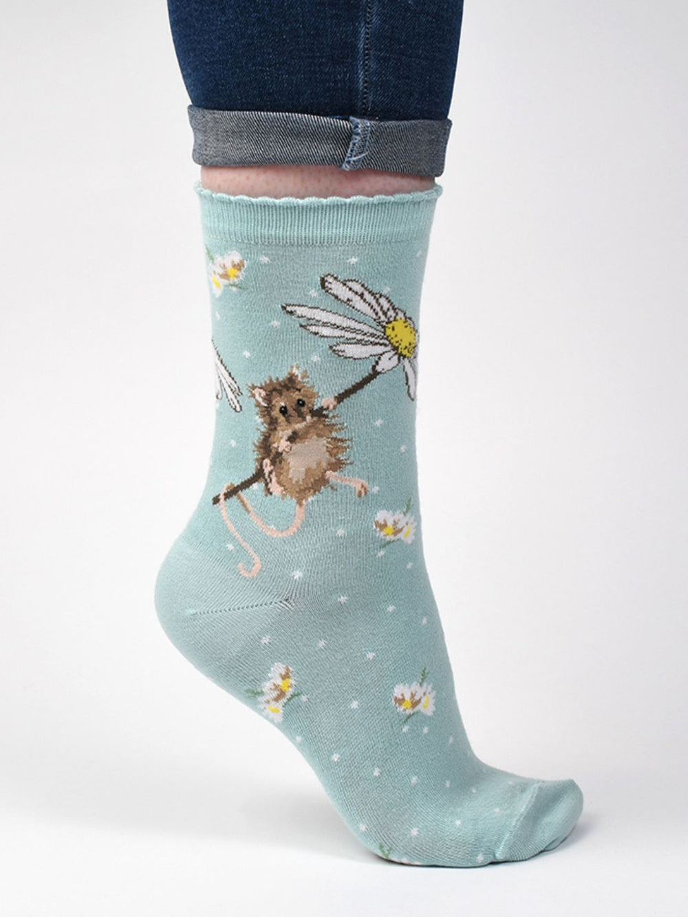 Maus Socken von Wrendale Designs