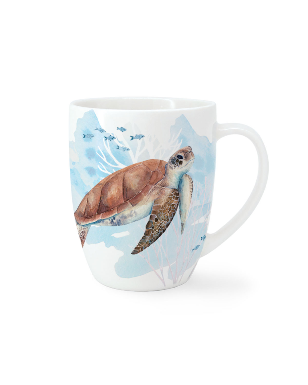 Maluu Tasse mit Meerestieren und Korallenillustration