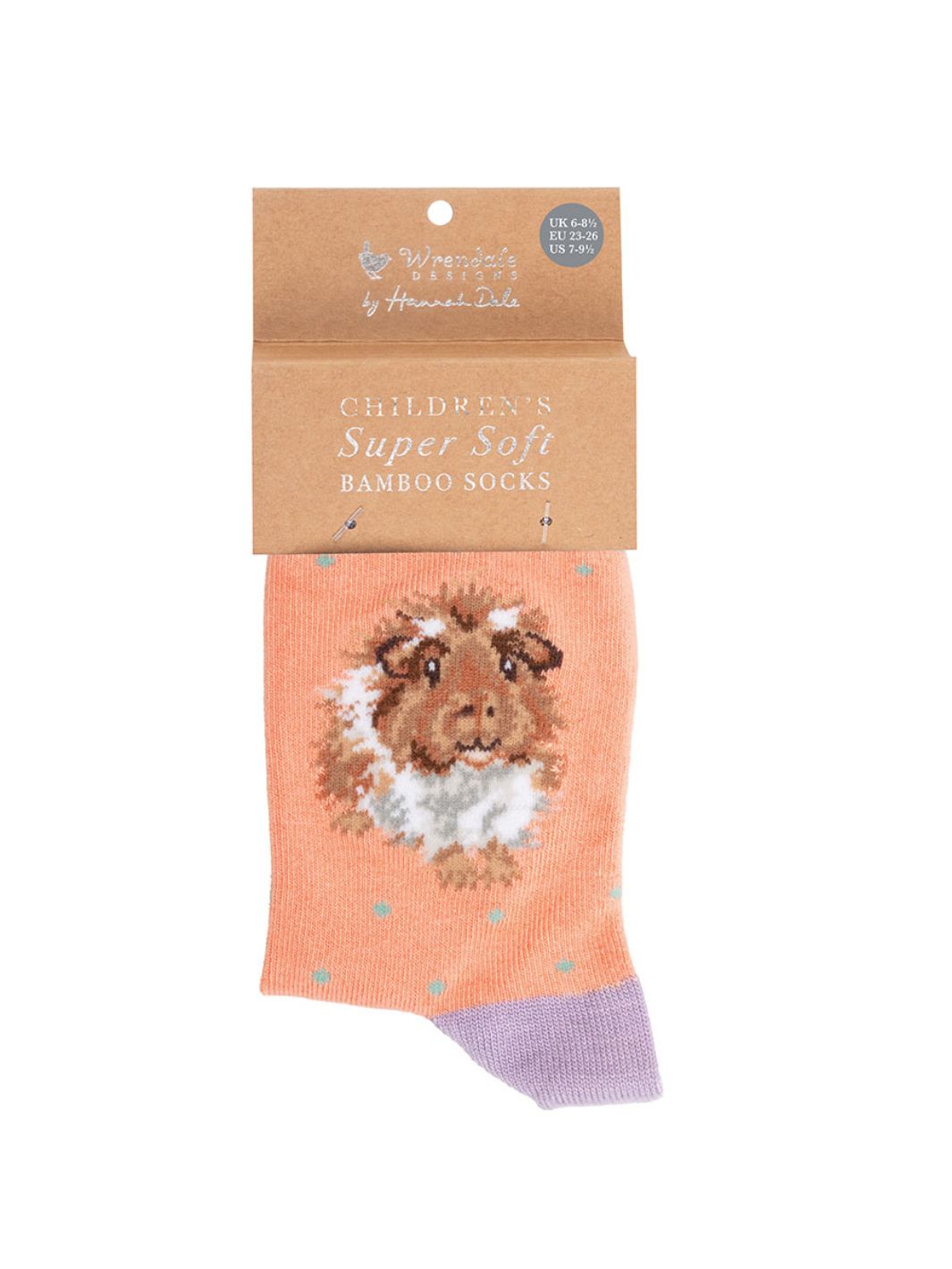 Meerschweinchen Kindersocken von Wrendale Designs.