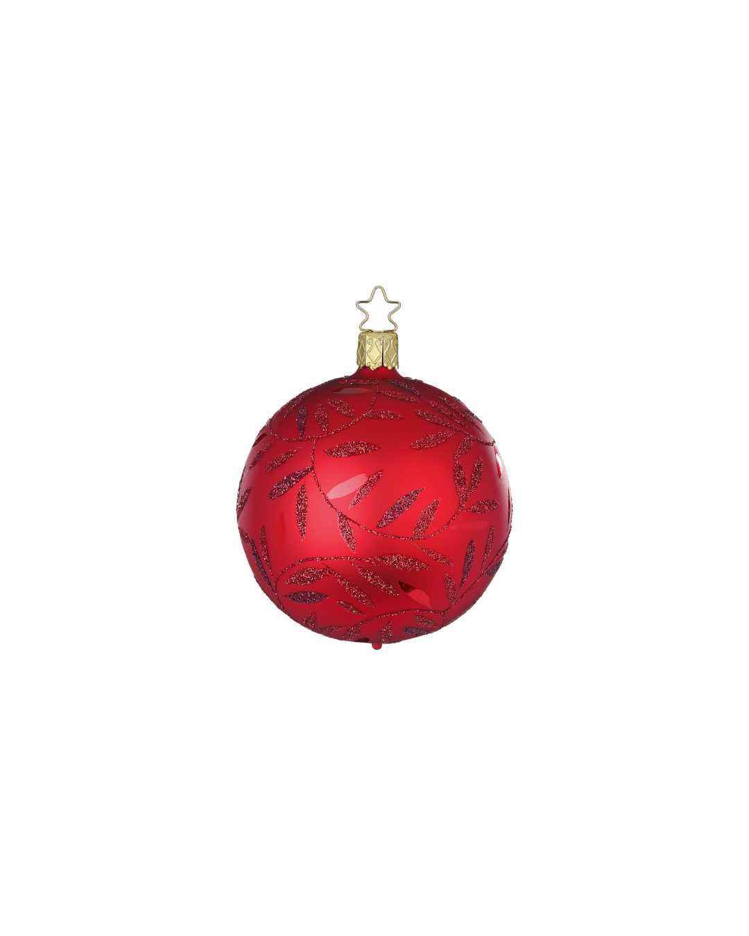 Rote Weihnachtsbaumkugeln "Freudentanz" von Inge Glas