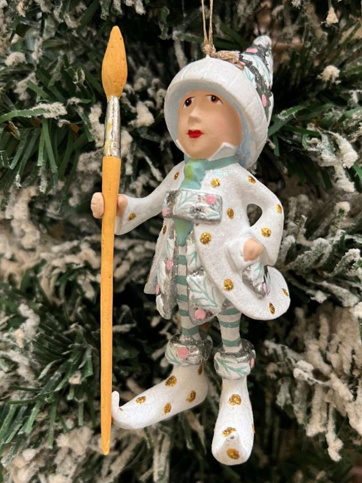 Moonbeam Painter Elf Ornament M von Patience Brewster