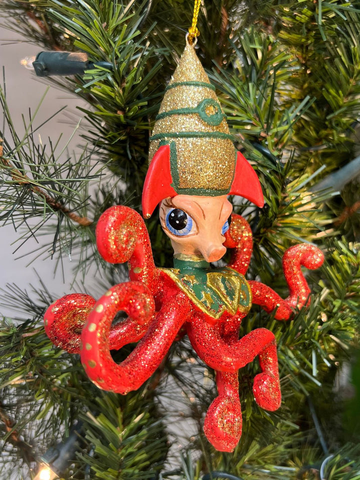 Mr. Space Oktopus für den Weihnachtsbaum von Goodwill.