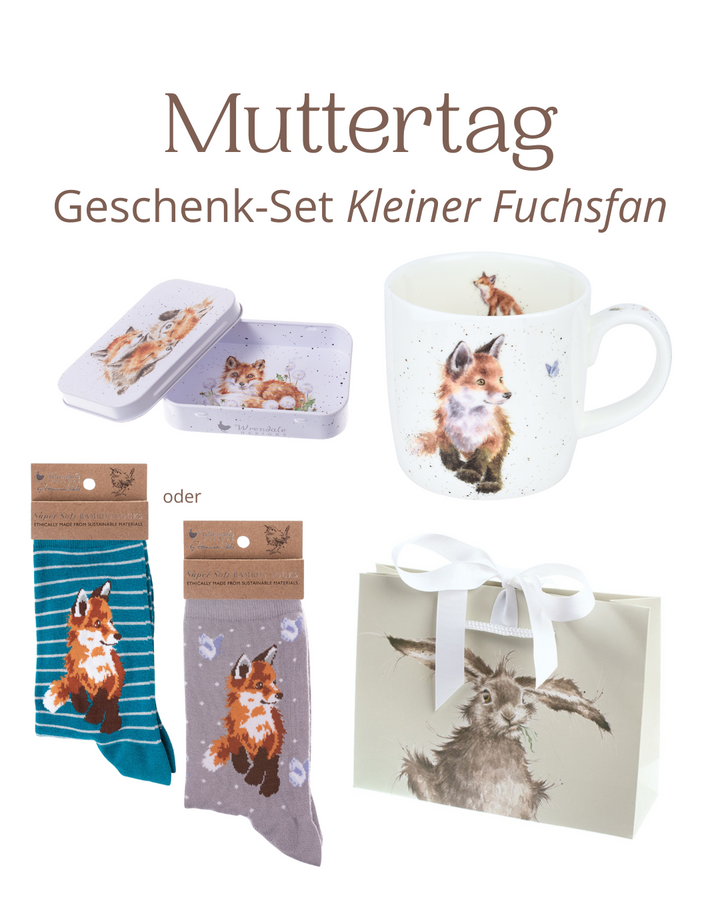 Muttertag Geschenk-Set "Kleiner Fuchsfan" von Wrendale Designs