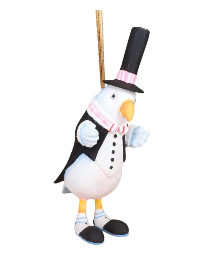 Vogel Krinkle "Love Bird Bride & Groom" von Patience Brewster