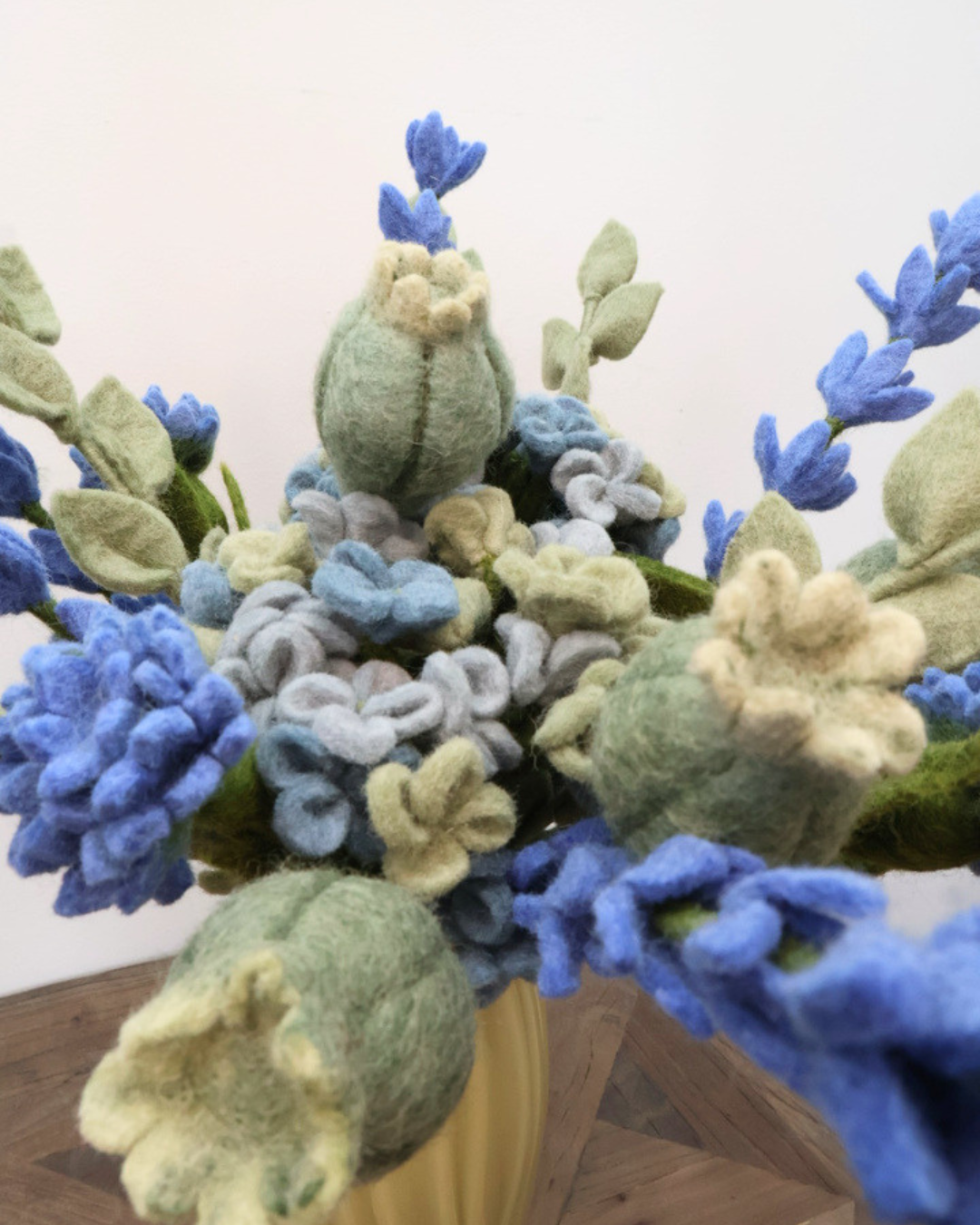 Blumenstrauß "Auf die Freundschaft" aus Filz