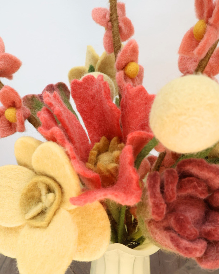 Blumenstrauß "Eine Kleinigkeit" aus Filz