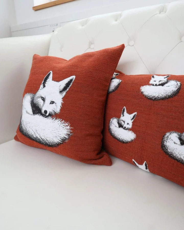Fuchs 2er-Set Kissenbezüge "Fox" in Burnt Sienna von Sander Table + Home