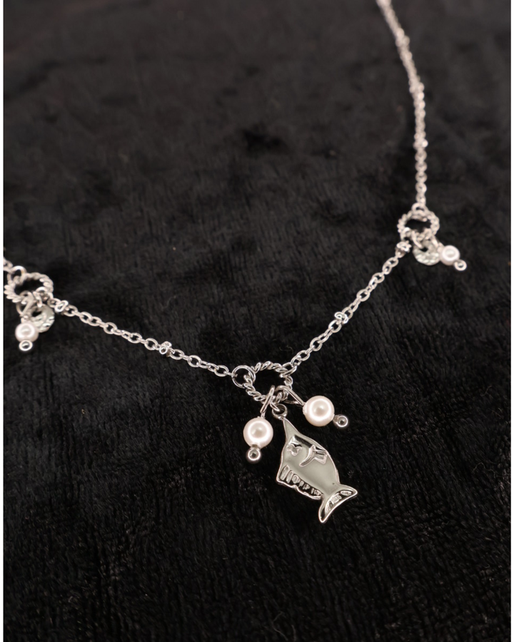 Kette mit Fisch & Perlen von Dottilove
