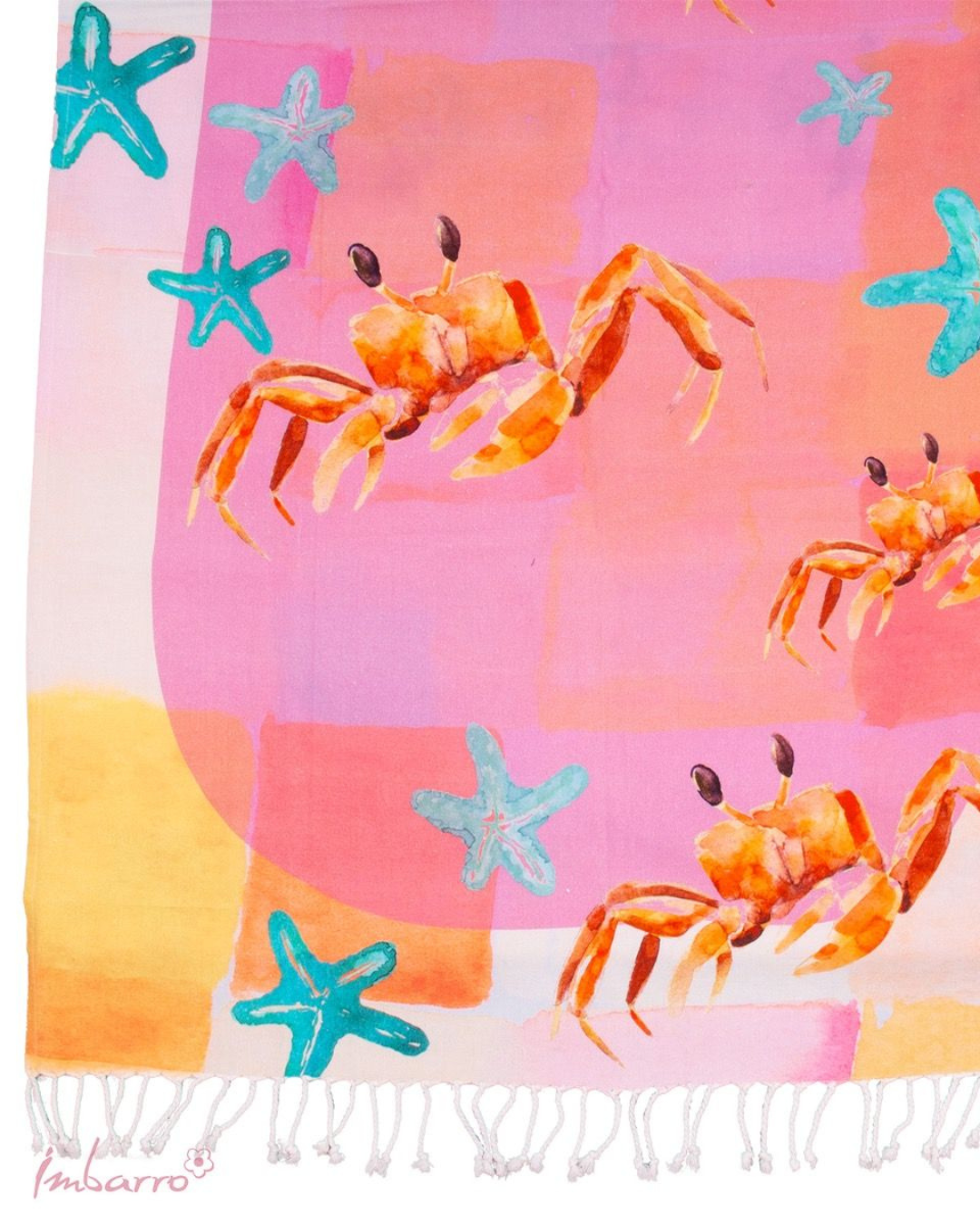 Krabben Hammamtuch "Crabs 100x200" von Imbarro