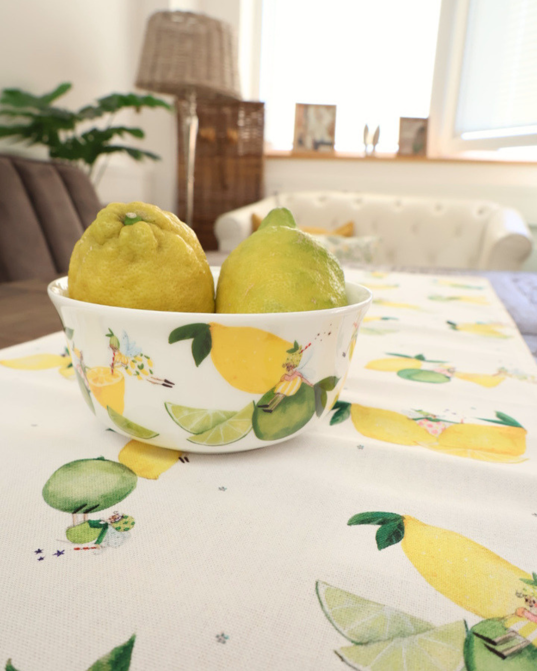 Zitronen Tischläufer "Fresh Lemons" vom Grätz Verlag