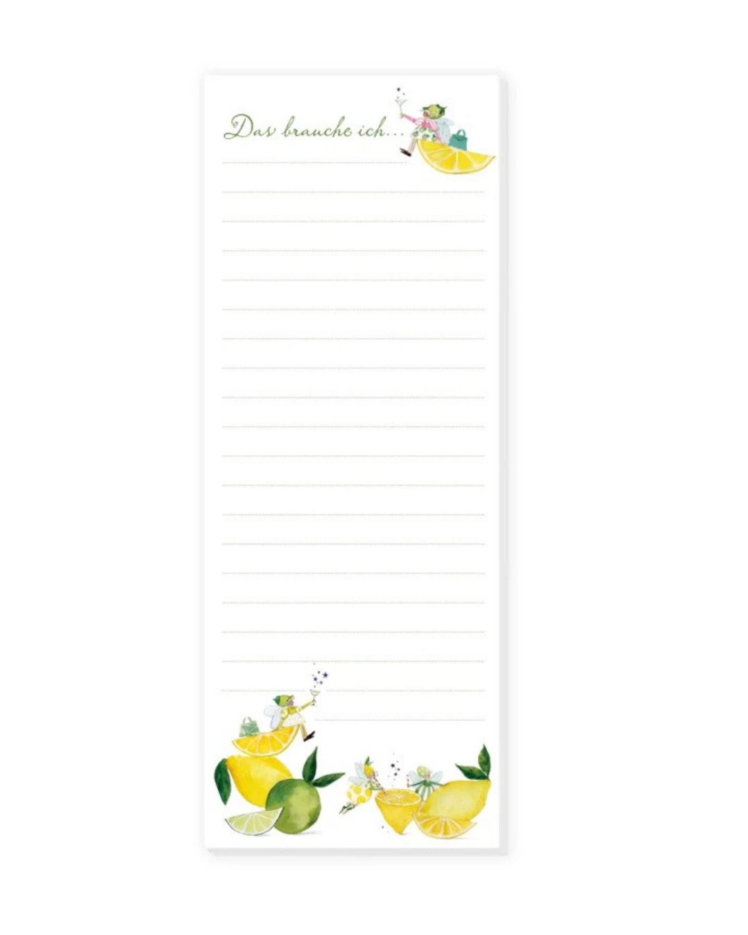 Zitronen Notizblock "Fresh Lemons" von Grätz Verlag