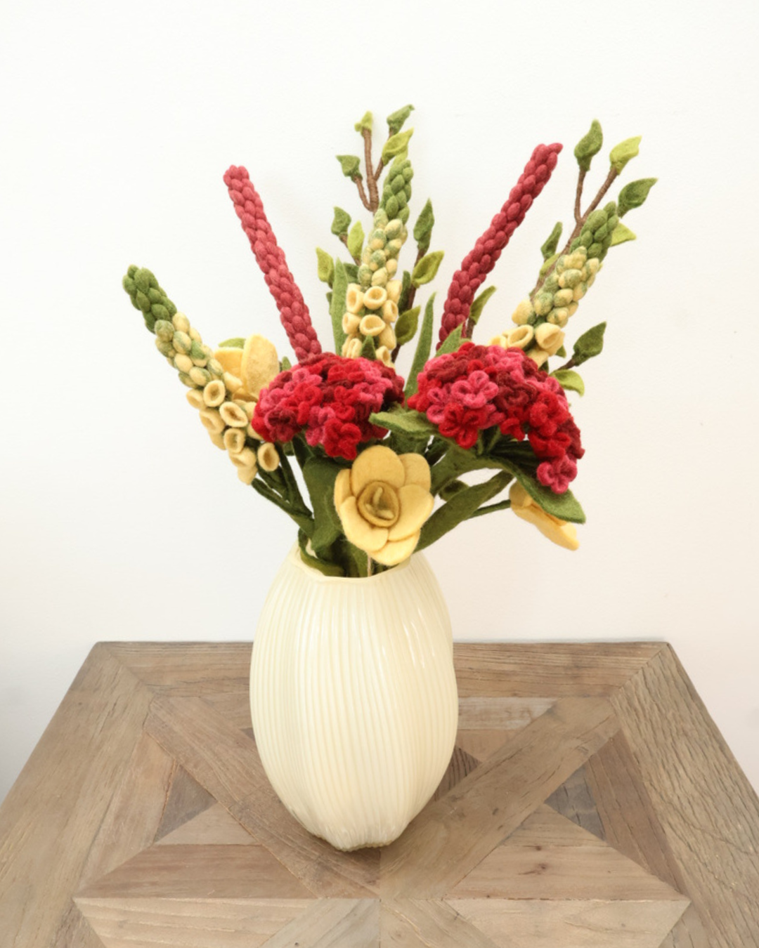 Blumenstrauß "Ich gönn mir was" aus Filz