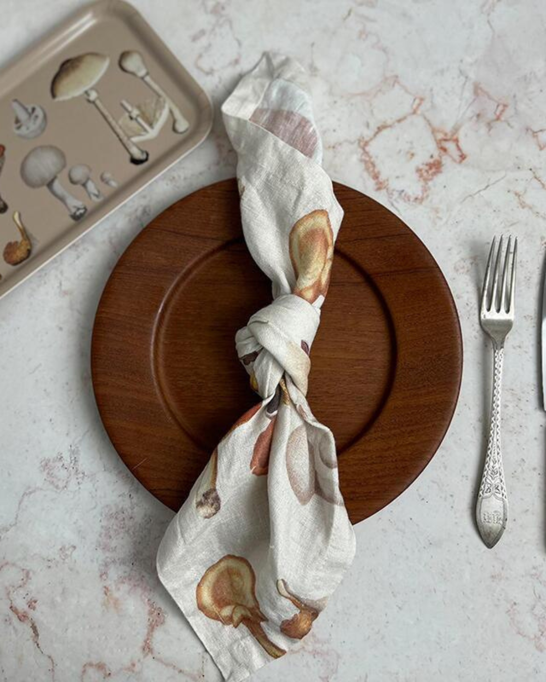 Pilze Stoffserviette "Mushroom" von Koustrup & Co.