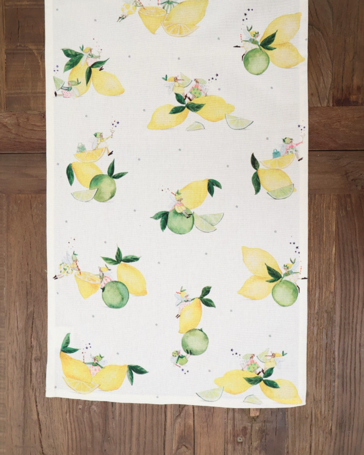 Zitronen Tischläufer "Fresh Lemons" vom Grätz Verlag