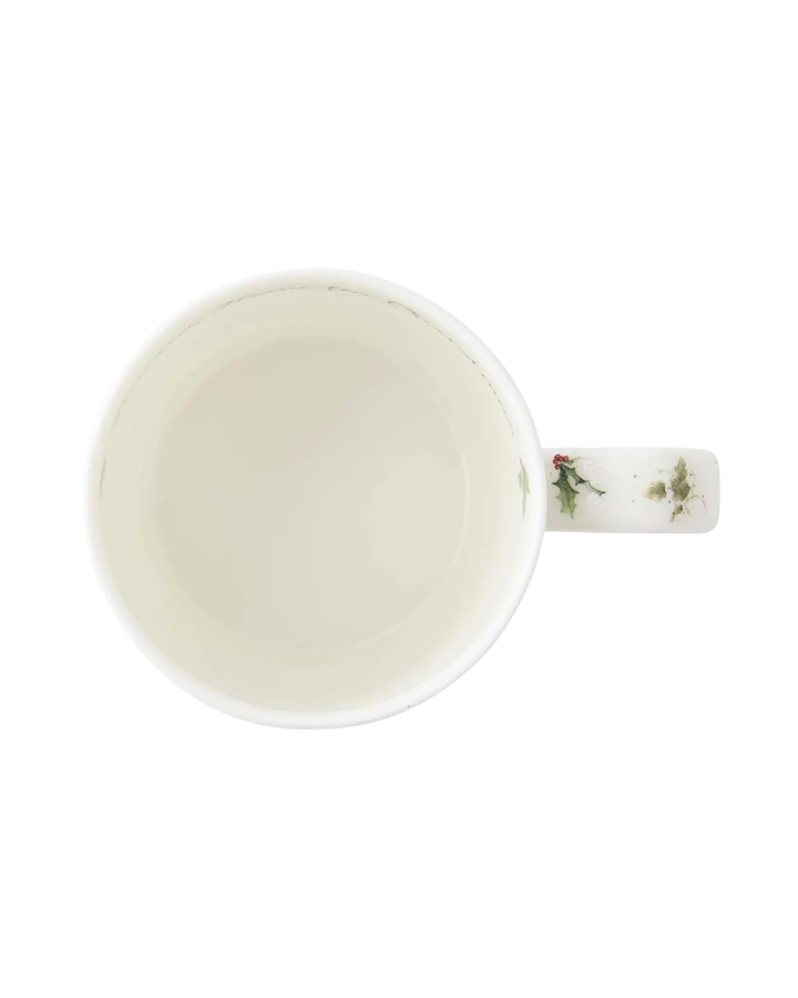 Weihnachtstasse "Driving Home for Christmas" von Wrendale Designs