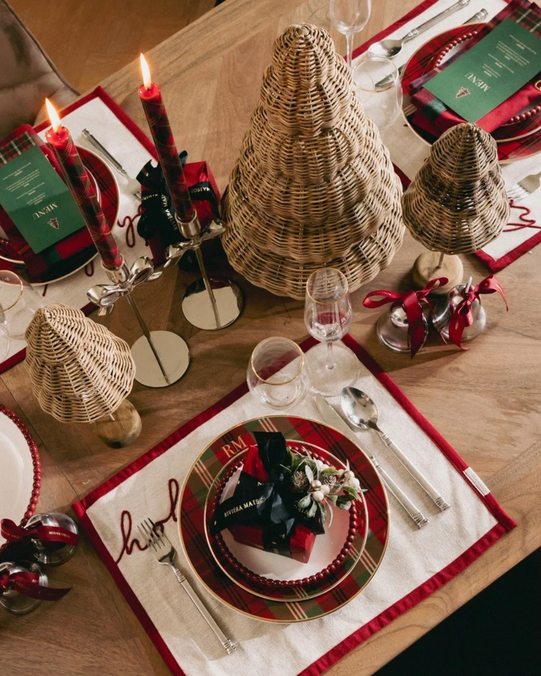 Tannenbaum "Rustic Rattan Wavy Christmas Tree" von Rivièra Maison