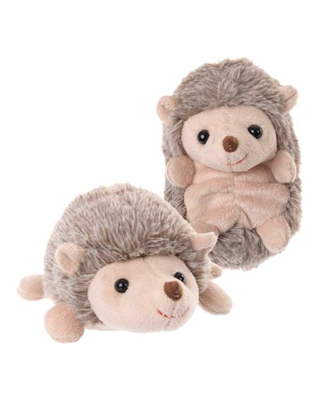 Niedlicher Igel Hubert von Bukowski als weiches Kuscheltier beide Varianten