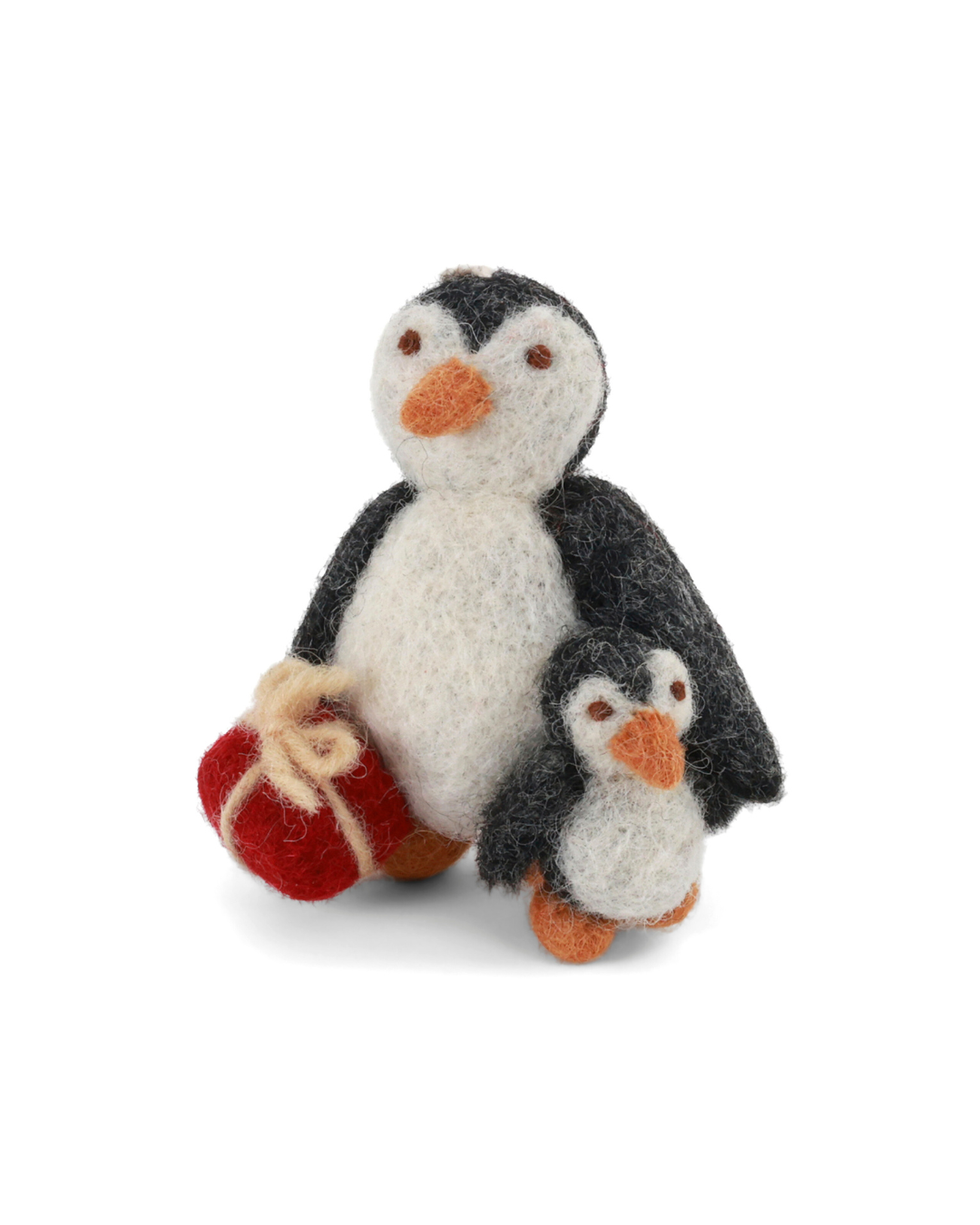Filzanhänger Pinguin mit Baby von Gry & Sif