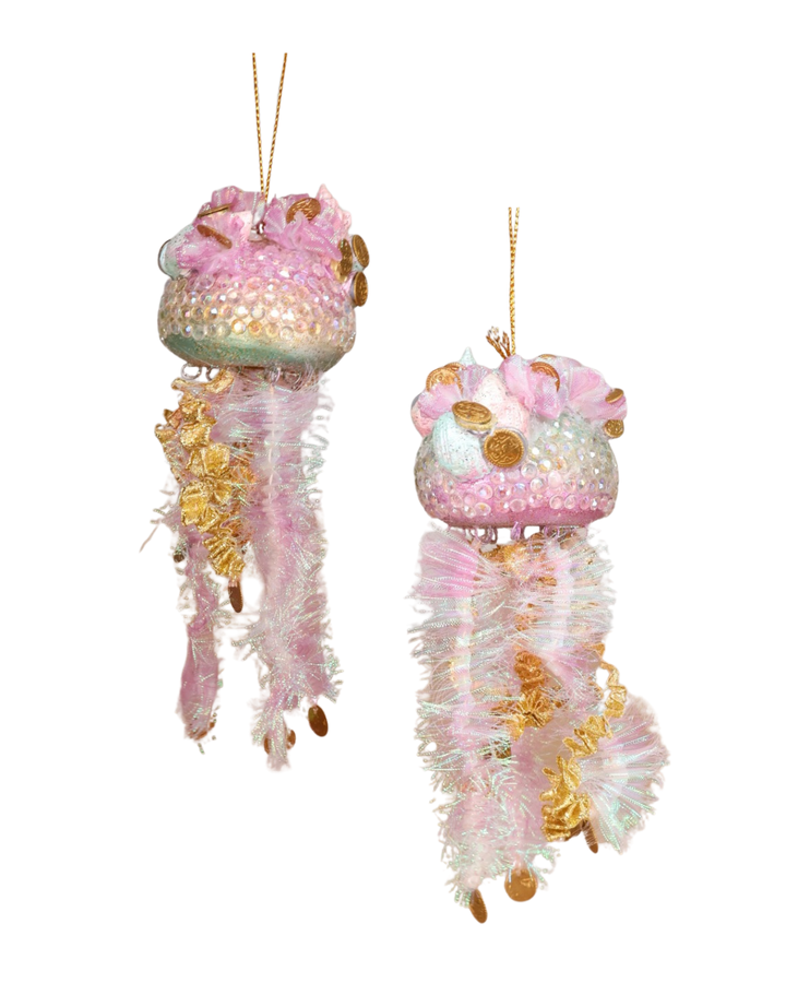 „Goodwill Piratenschatz Qualle Anhänger in Rosa, Gold und Pastellfarben“