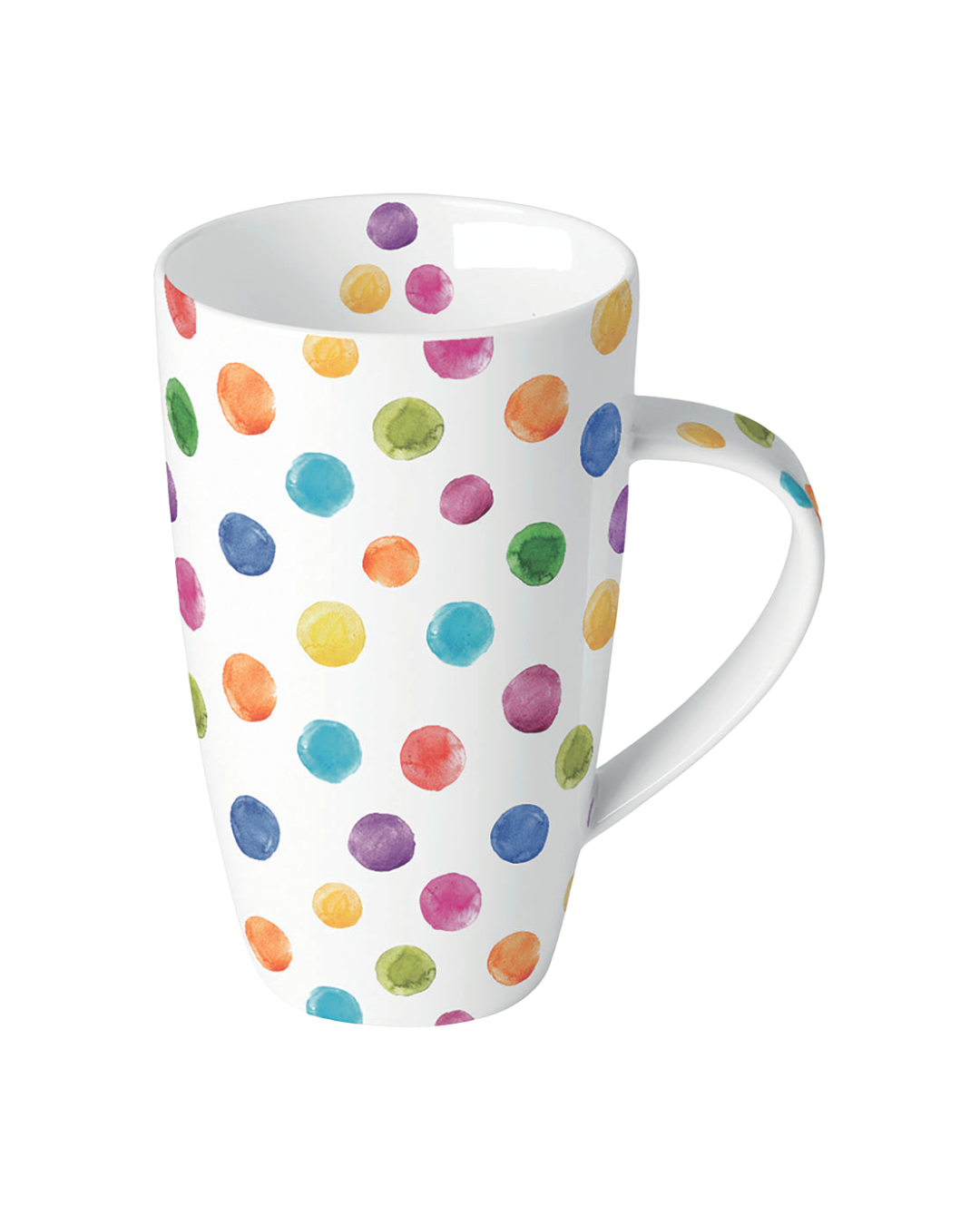 Tasse „Polka Dots“ von Ambiente mit bunten Punkten in Größe XL