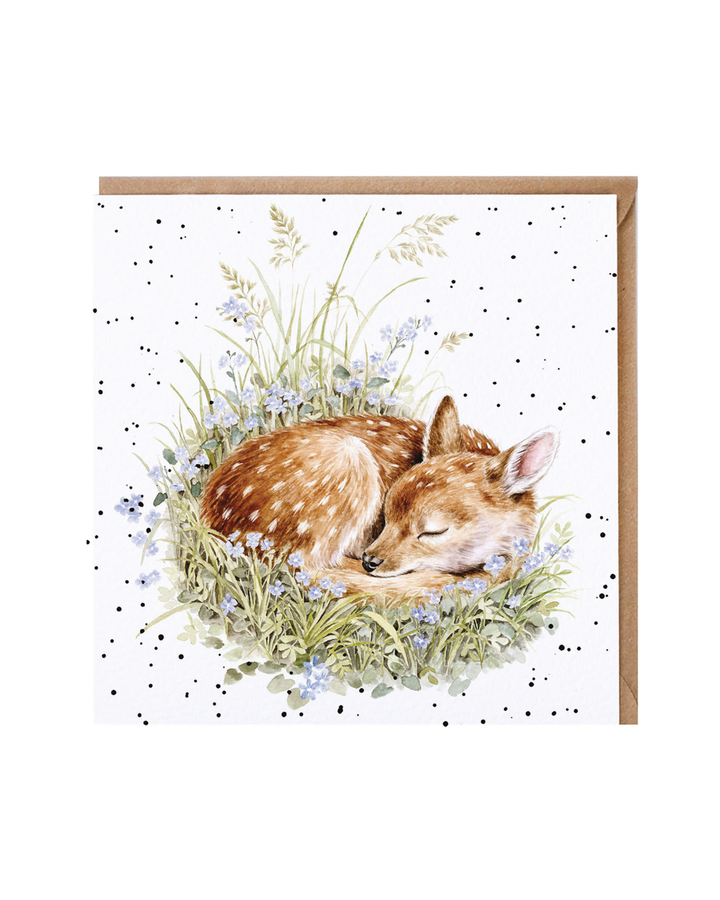 Rehkitz Grußkarte "The Gentle Fawn" von Wrendale Designs