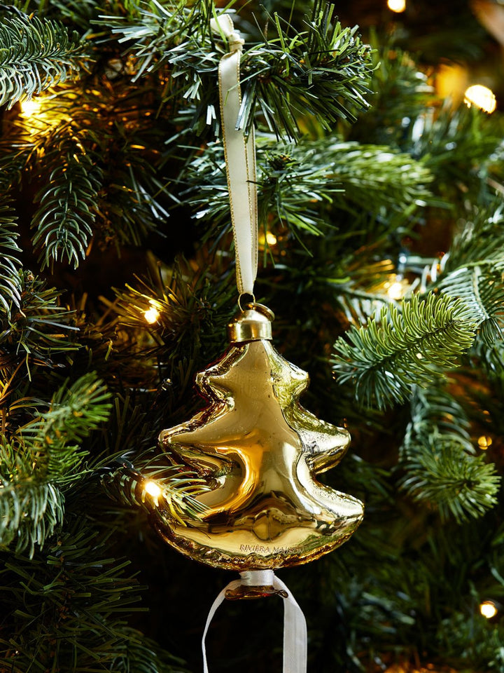 Riviera Maison Ballon Tannenaum Ornament gold