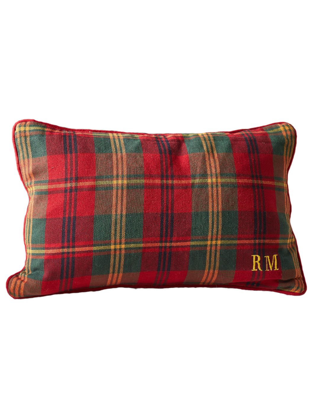 Rivièra Maison Kissenbezug RM Classic Tartan in rot-kariert.