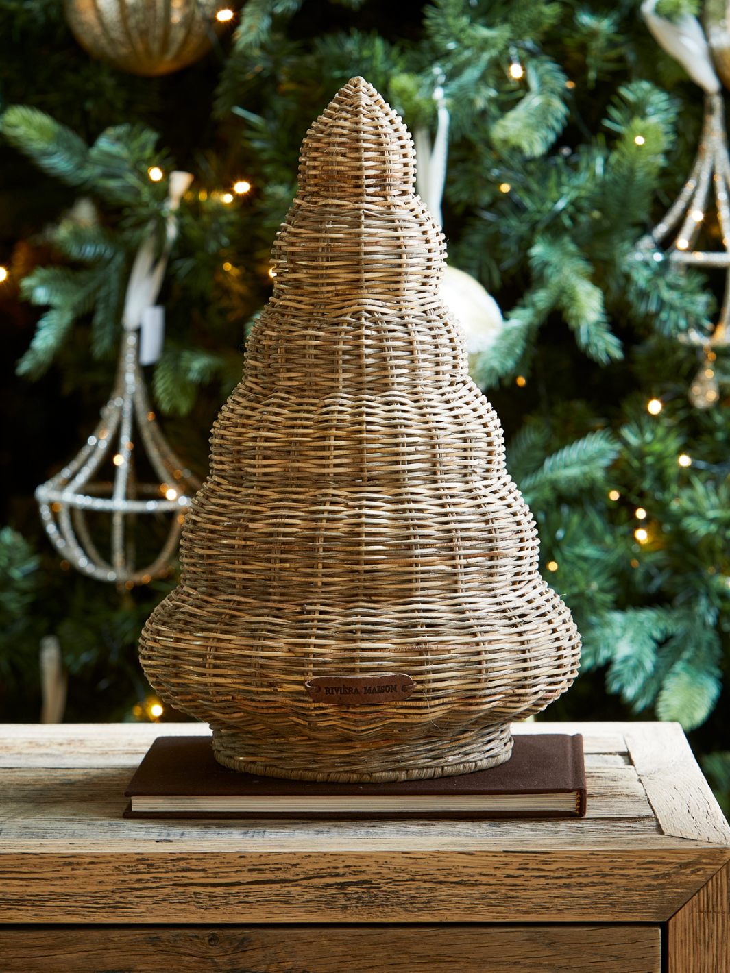 Rivièra Maison Deko Weihnachtsbaum aus Rustic Rattan.