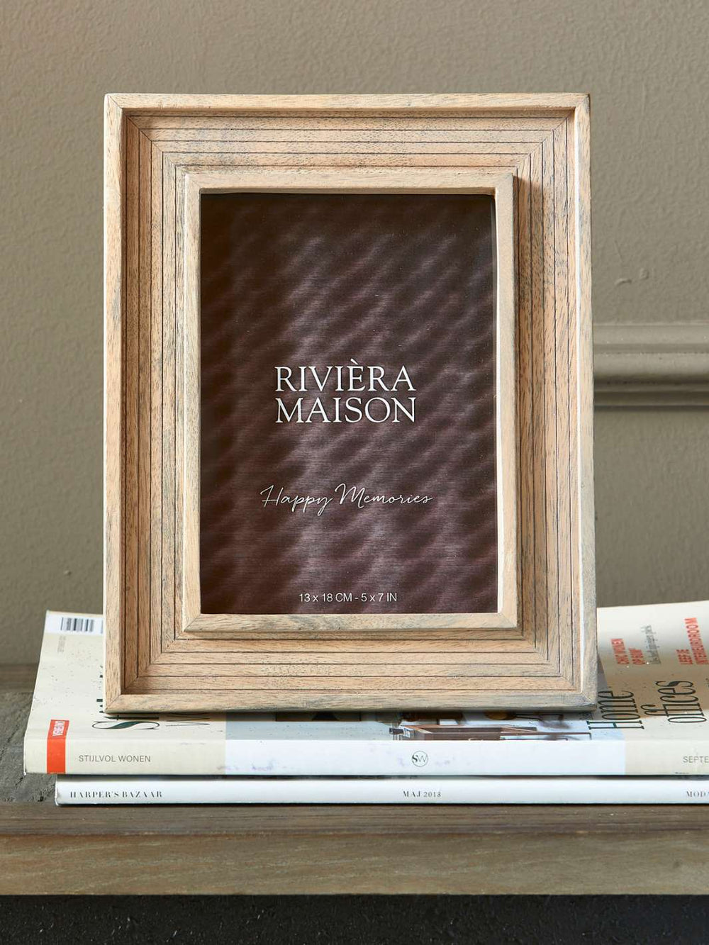 Natürlicher RM Spezia Bilderrahmen von Rivièra Maison aus Holz für den gemütlichen Strandhaus-Flair