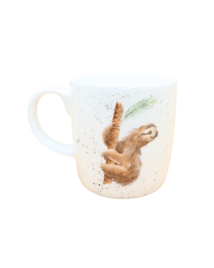 Große Faultier Tasse "Hanging Around" von Wrendale Designs